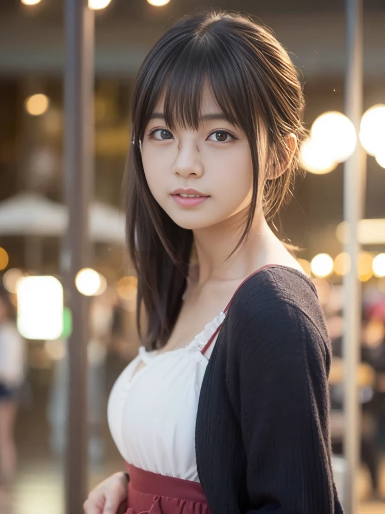 (Wear glasses:1.5), (A beautiful gravure idol with big breasts wearing a black hair color and a thin black bikini swimsuit:1.3), (Short Hairstyles:1.3), (Narrow waist:1.3), (Full Body Lesbian:1.3)
