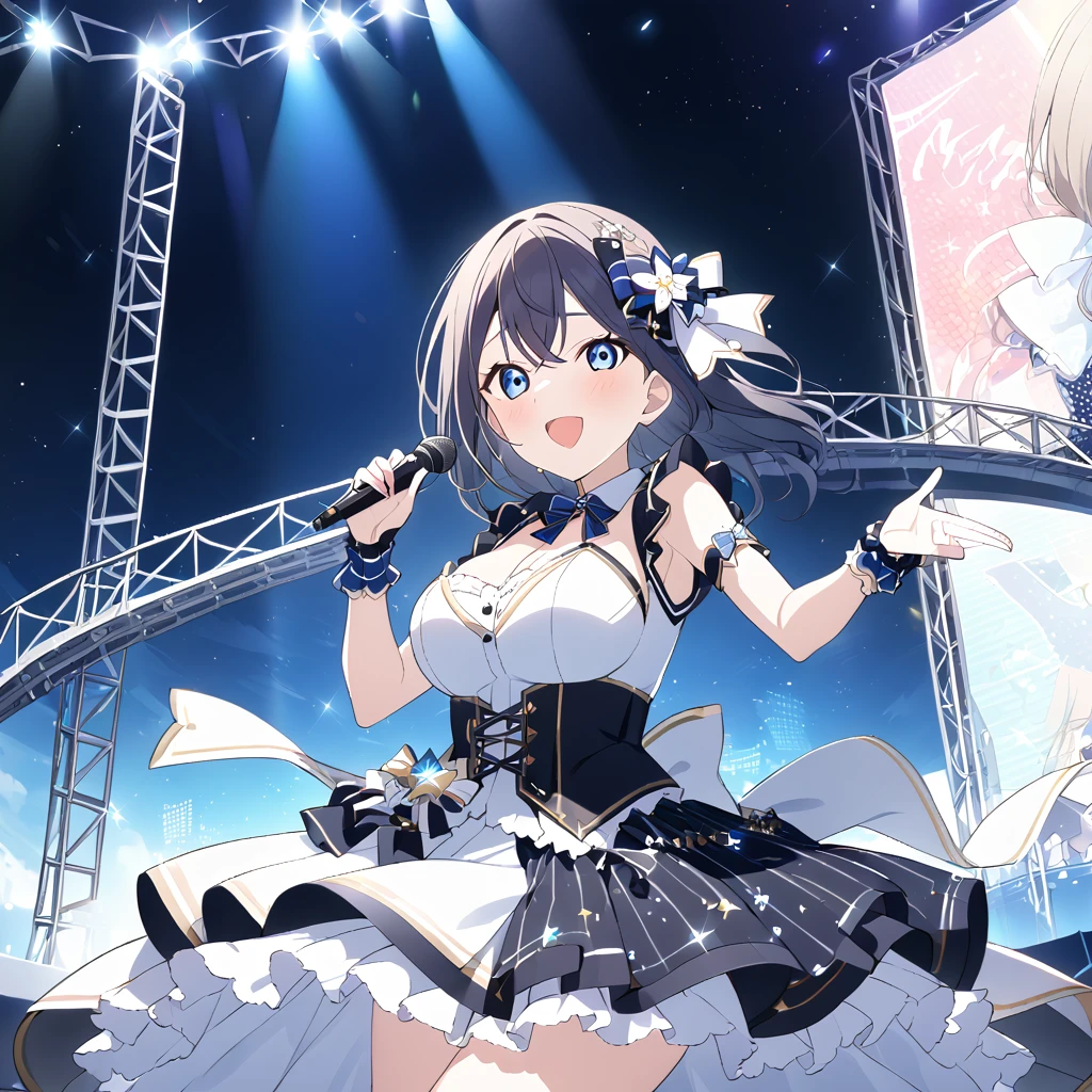 osaka shizuku live stage Large Breasts microphone A shining stage