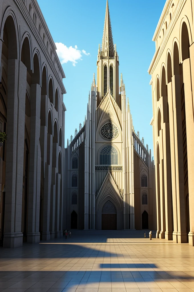 ica cathedral 3d sunny day