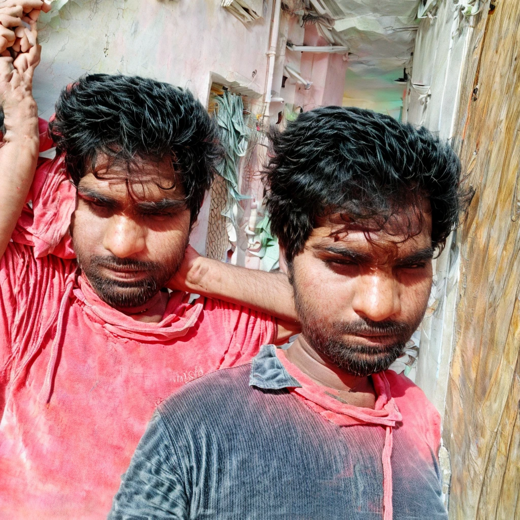 vikramreddy closeup face shot ,realistic