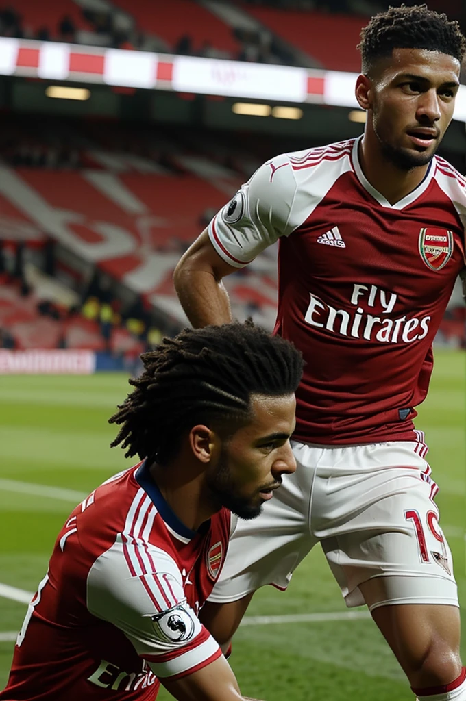 Generates an injured Arsenal soccer player
