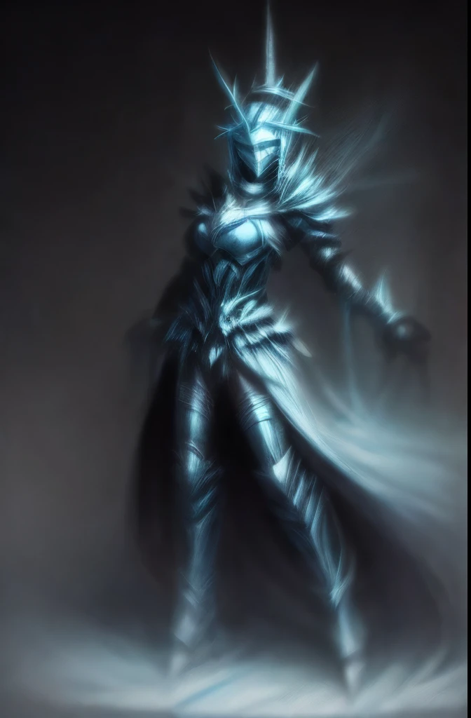 Ice storm female warrior 