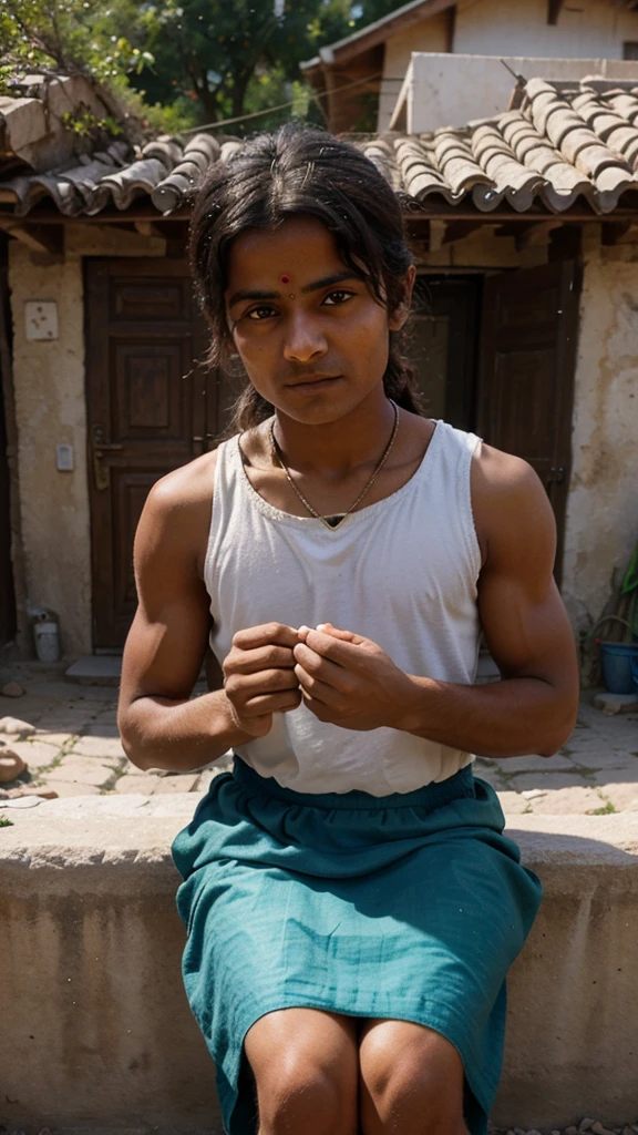 In a small village there lived an orphan named Rama, they lived a simple life