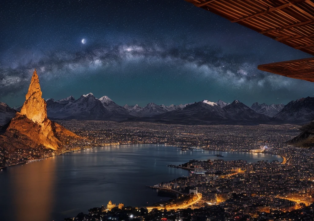 Fantastic scenery at night
