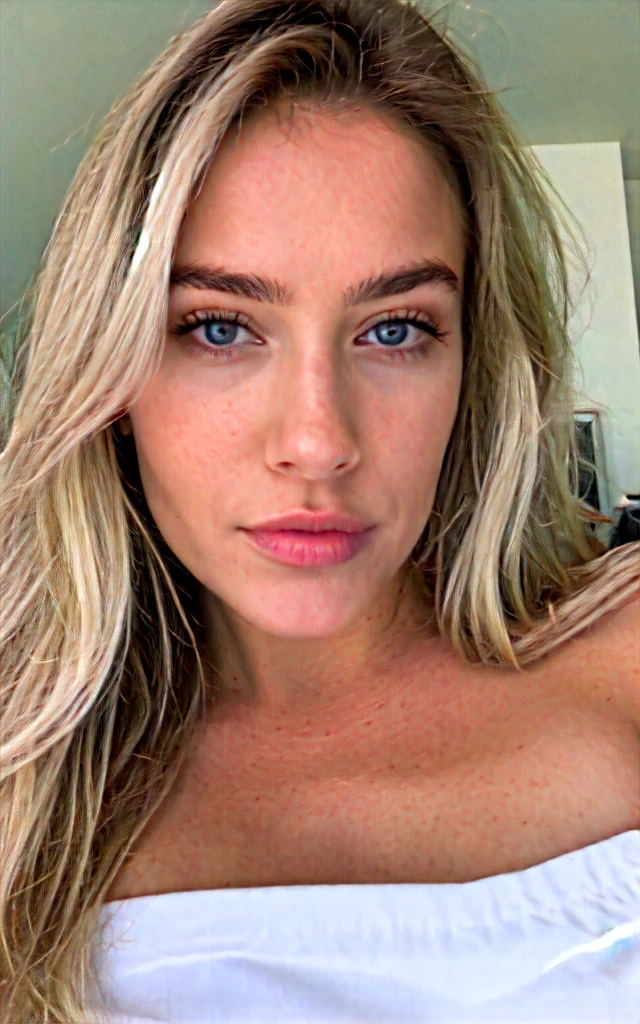 une belle femme de 23 ans, blonde, fermer, La fille d'à côté, vêtements serré, Se maquiller, lèvres, Lunettes, nuit, les cheveux en désordre, grain de film, rétro, Support 160 couleurs, tourné sur ARRI ALEXA 65, mise au point nette sur le sujet, Fujifilm Xt-3, seins de taille moyenne