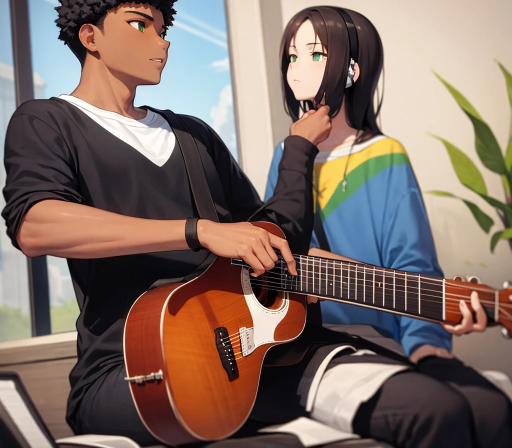 black boy, listening, music, brazil