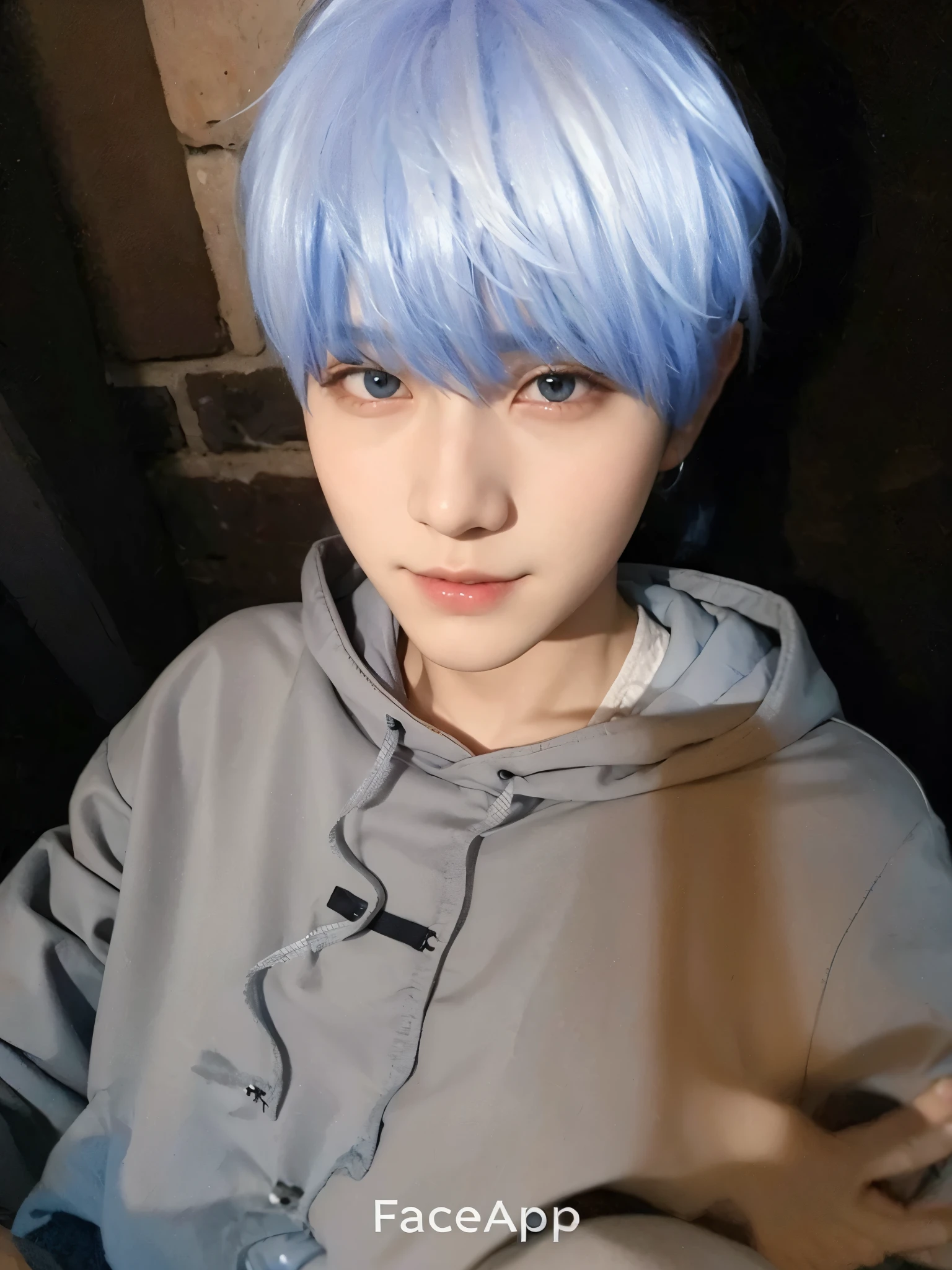 Sakuya nct wish, cute boy, blue hair