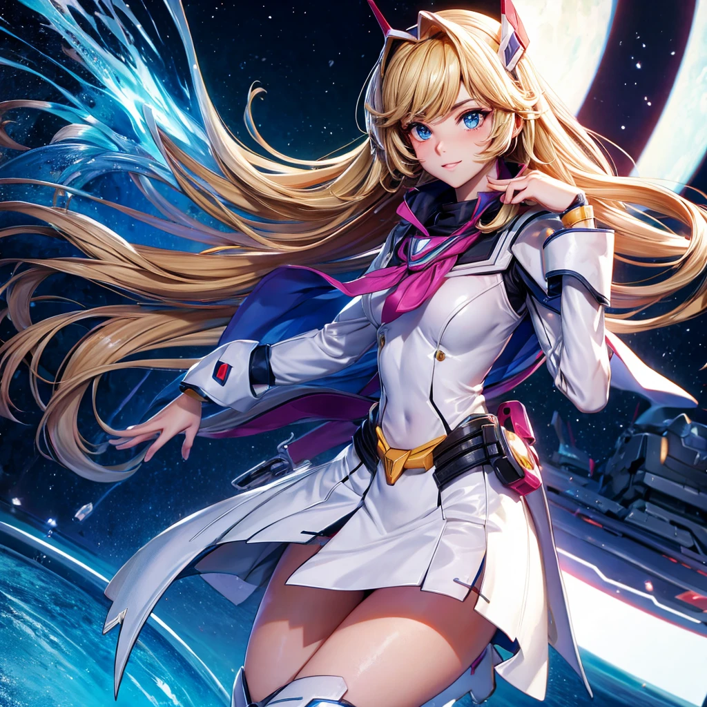 a beauty girl,Gundam