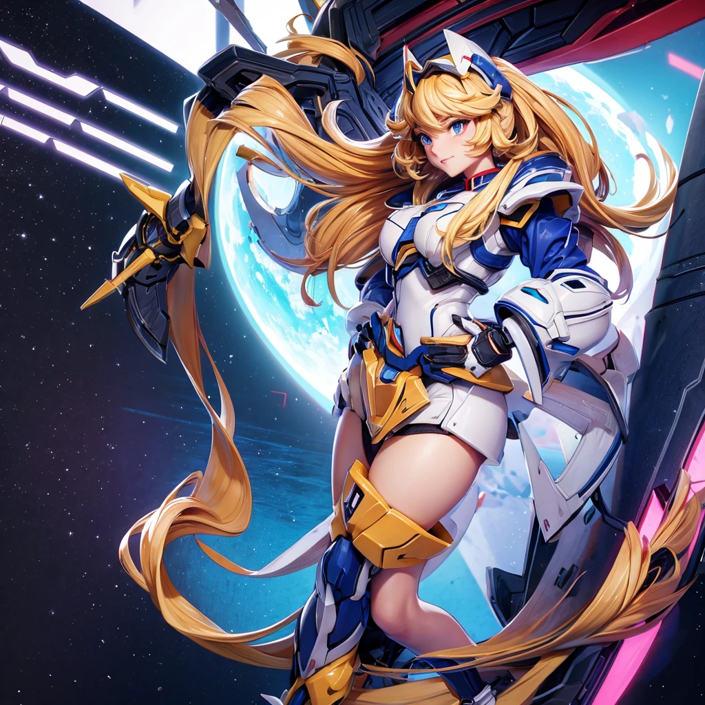 a beauty girl,Gundam