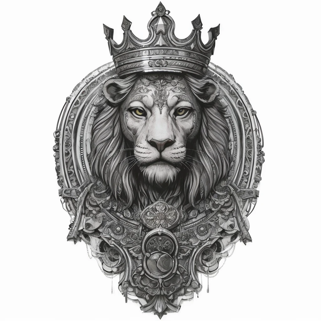 Make this more 3D. Coloring with gold n black