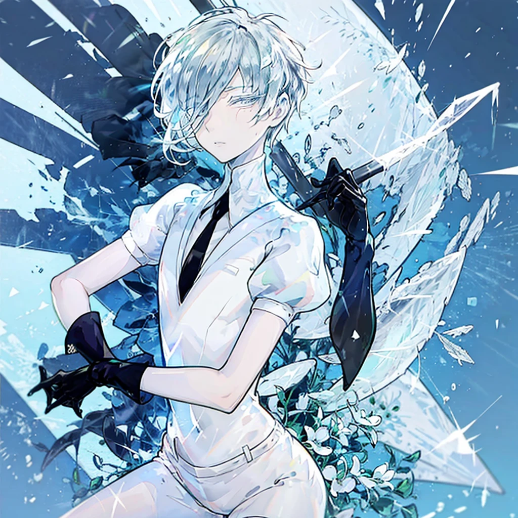 Antarcticite, houseki no kuni, anime style, portrait