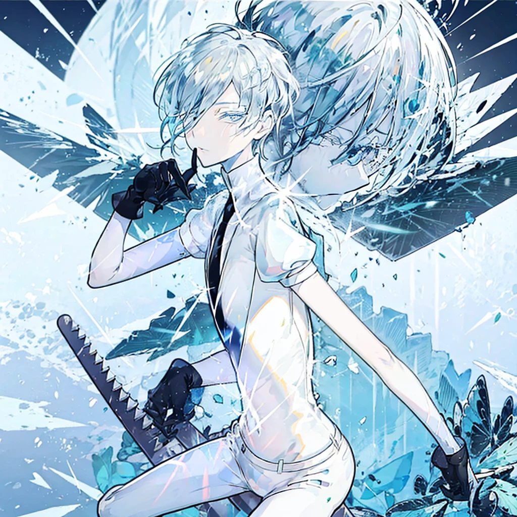 Antarcticite, houseki no kuni, anime style, portrait