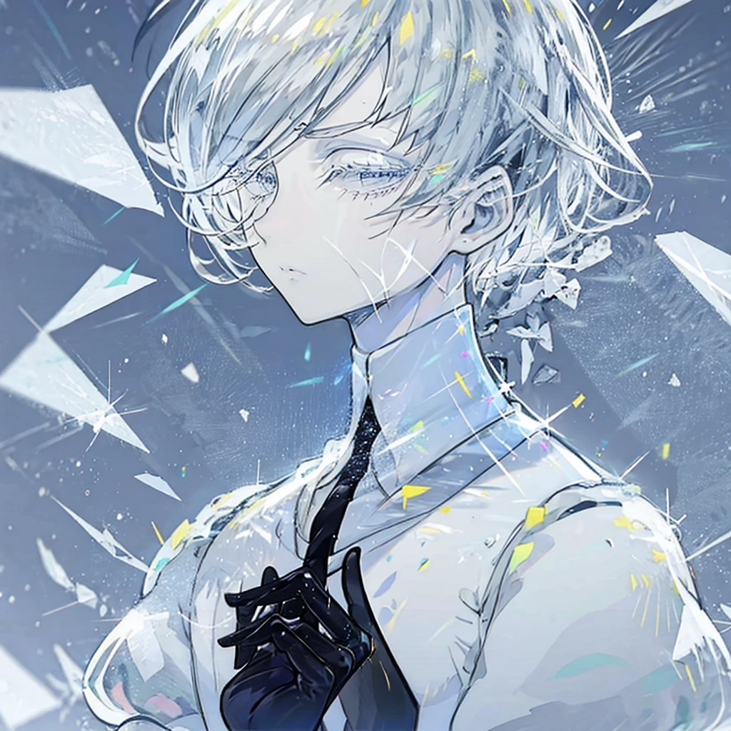 Antarcticite, houseki no kuni, anime style, portrait