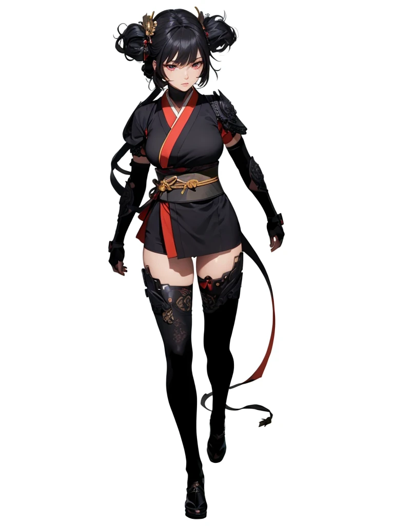 ((1girl, solo)), beautiful body, (perfect anatomy, perfect body, perfect hands, perfect legs), (five fingers:1.5), natural proportions, y body, (large bre5), cowboy shot BREAK
((extremely detailed face)), (beautiful detailed eyes:1.6), (realistic pupils, realistic iris:1), expressive eyes, looking at viewer, (clear eyes:1.3), (hyperrealistic:1.2), (detailed skin texture:1.2), smooth skin, (black hair:1.5), (red eyes:1.3), ((mature fem (detailed lips:1.2), (attractive lips:1.1), (glossy lips:1.1), (parted lips), perfect face, perfect eyes BREAK
japanese clothes, (short kimono:1.5), puffy short slee sash, black elbow gloves, fingerless gloves, (arm guard:1.5), thighs, black thighhighs, ass visible through ghs, jingasa BREAK
(masterpiece:1.5), anime-style, top quality, best quality, (beautiful and aesthetic:1.2), (ultra detail:1.5), Ultra-detailed depiction, Ultra-precise depiction, extremely detailed 8k illustration, high resolution, (highly detailed shading:1.2), (realistic lighting:1.4), perfect lighting, vibrant colors, dynamic tones, striking hues, 8k, absurd resolution, perfect shadows, hdr, UHD, ambient lighting, realistic, ultra-realistic, photo realistic, highly detailed, rich detail, luminous colors, fine texture, intricate design, professional illustration, (soft light:1.2), (illustration:0.7)