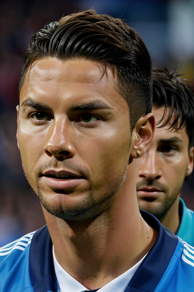 Ronaldo and Messi gave to face