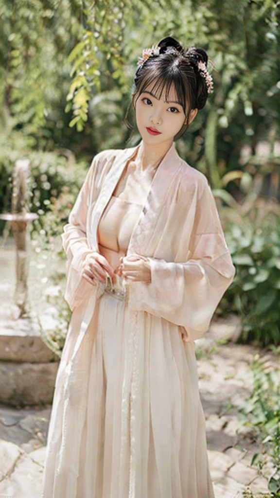 1 girl,Beautiful, Floral Pattern, glowing skin, Seductive gaze, Decorative clothing, natural lighting, Shallow to see deep, Romantic environment, Dreamy pastel palette, Peculiar details, Capture on film,(8k, original photo:1.2), best quality, Ultra-high resolution,CG Unity 8k Wallpaper,masterpiece,best quality,Ultra Detailed