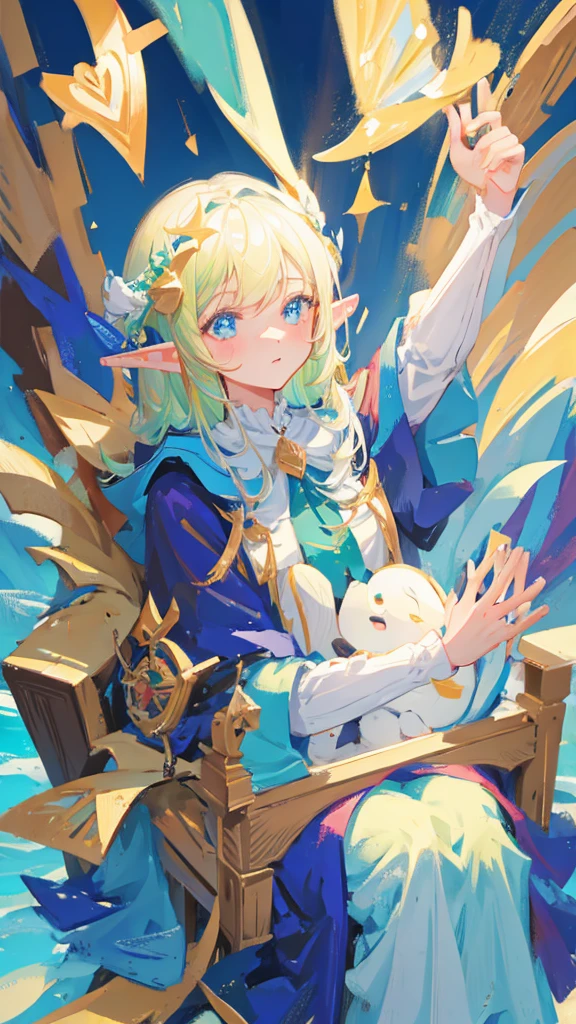 1girl, elf