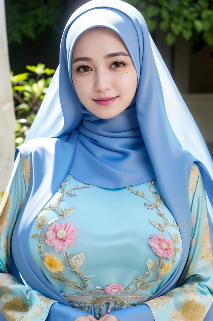 30 years Old, Hijab Indonesian pretty woman, Gamis, extremely busty, very curvy, beautiful curves, sfw extremely huge plump breasts, with extremely large plump breasts, tight outfit, powerful and huge, extremely gigantic breasts!, extremely Breast out from her clothes, at doctor office, Dark light, at Nighttime