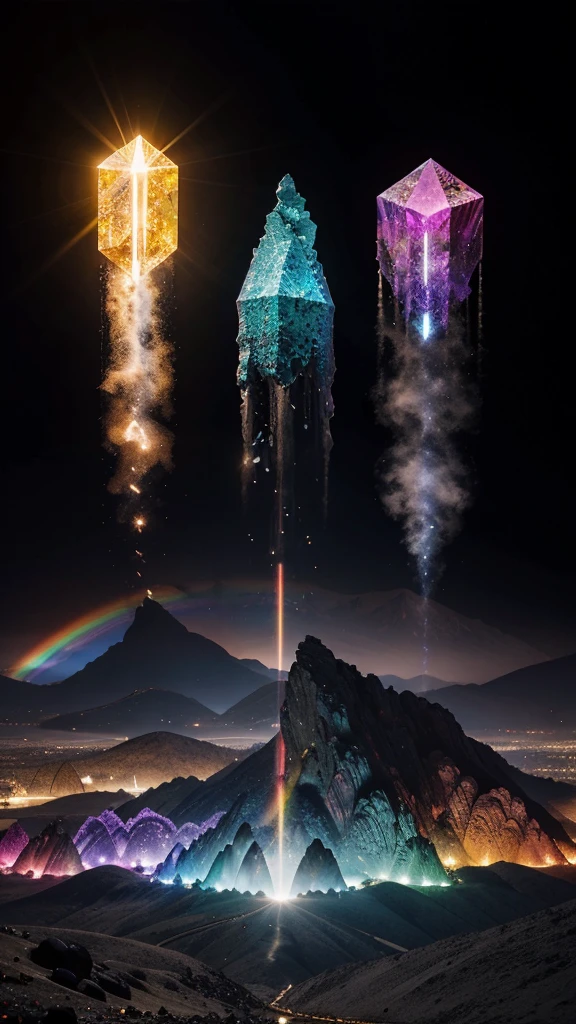Special Gem,Special Shape,ore,Rainbow colors,Fantasy,wonder