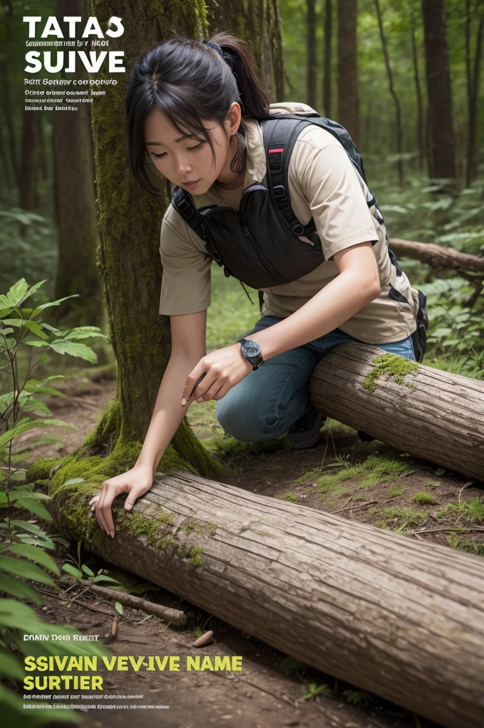 Create cover for nature survival channel