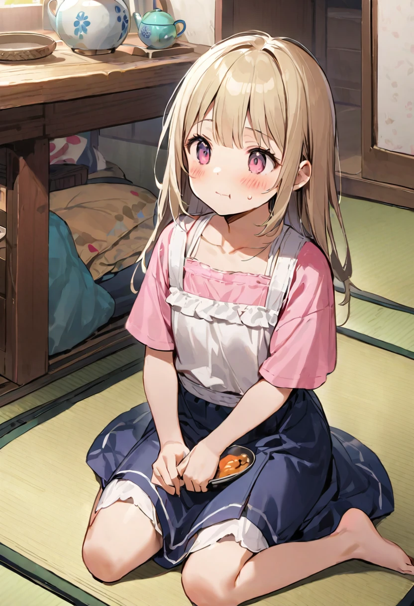 No dialogue、Sad、Mother and daughter、Small room、Dirty、dirty、extreme poverty life、Boro family、Child、６age、Parent and 、tatami、Sunken cheeks、poor、No money、Girl、Girl、Tattered clothes、Sit down and eat、seiza、No money、Are thin、clavicle、I&#39;m not feeling well、Expressionless、Small and dirty room、The clothes are also dirty、The face is also dirty、Eating rice、Looks lonely、Tattered room、Twilight、Dirty table、Small room、Dirty property、rent５1,000 yen、Dirty、ceiling is low、wooden building、Tenement、modern、Dark atmosphere、Dynamic Angle、masterpiece、best quality、ultra-detail、Both eyes open