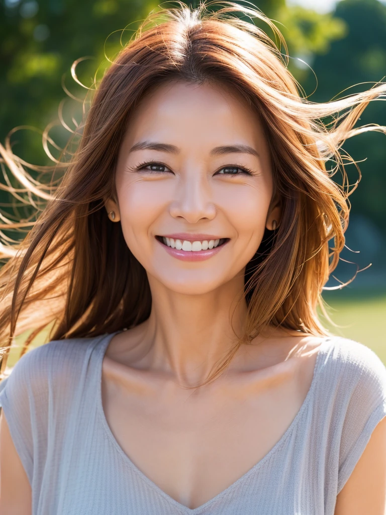 High resolution、8K、 years old、smile、Beautiful mature woman、smile、Strong winds、
I&#39;I caught a cold、Roll-up skirt、Sexy panties、Office Street、