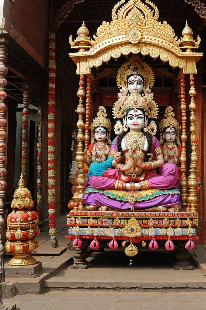 Jagannath Subhadra Balaram pulls a beautiful Rath Bakhta Road