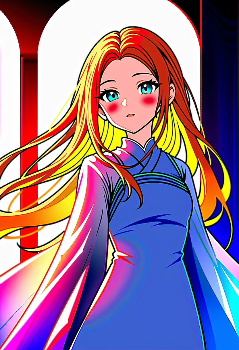 ((Highest quality)), ((masterpiece)), (detailed), ((Perfect Face)),euphilia, One Girl,Anime girl with long blonde hair and dark turquoise eyes in a white dress, Trending on cgstation, artwork in the style of Gwaiz, Gwaiz, Smooth anime CG art, detailedなデジタルアニメアート, Anime Goddess, Fantasy art style, palace , Girl in Hanfu, Beautiful young wind spirit, Beautiful Anime Girls, ! Dream Art Germ,