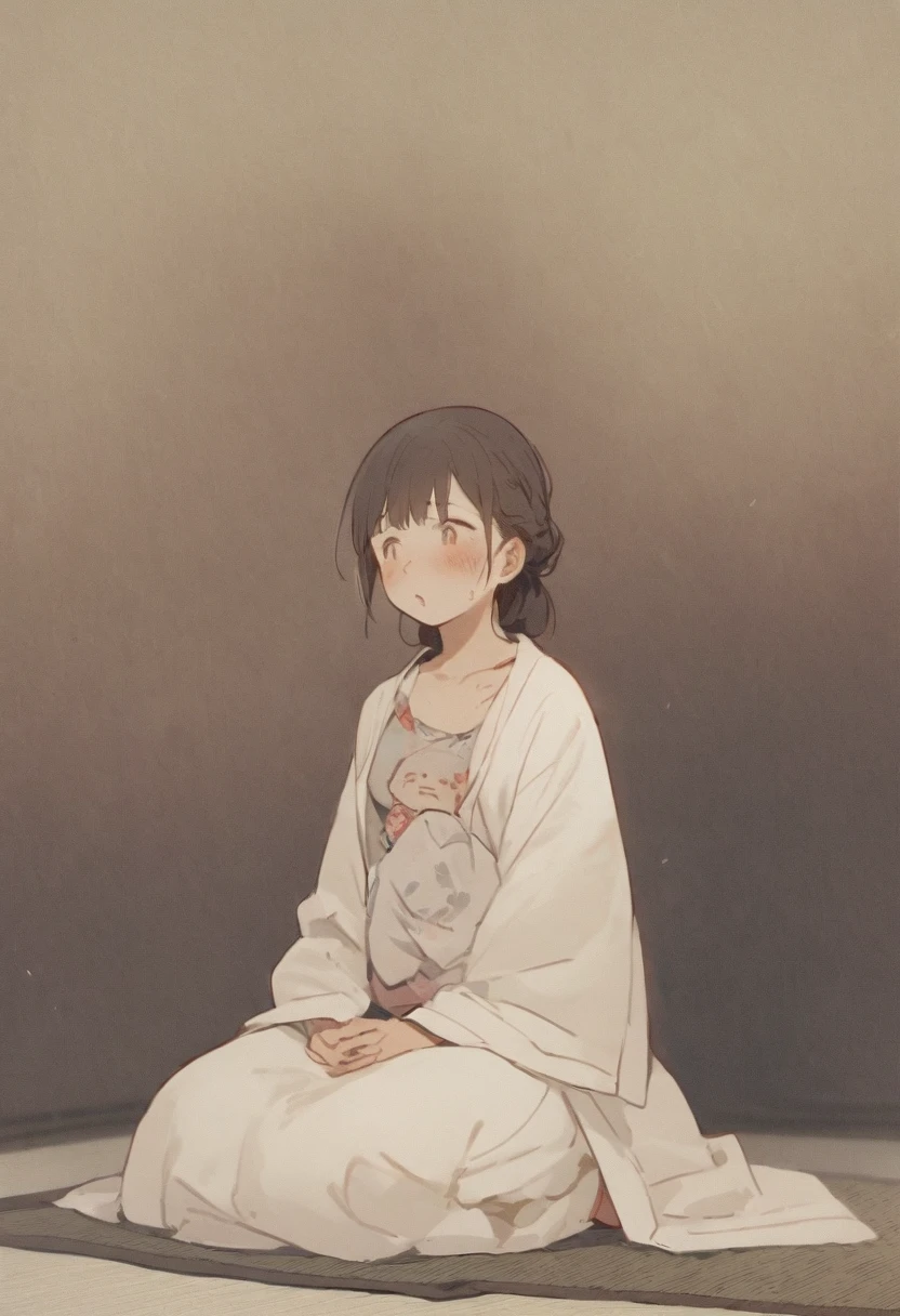 No dialogue、Sad、Mother and daughter、Small room、Dirty、dirty、extreme poverty life、Boro family、Child、6age、Parent and 、tatami、Sunken cheeks、poor、No money、Girl、Girl、Tattered clothes、Sit down and eat、seiza、No money、Are thin、clavicle、I'm not feeling well、Expressionless、Small and dirty room、The clothes are also dirty、The face is also dirty、Eating rice、Looks lonely、Tattered room、Twilight、Dirty table、Small room、Dirty property、rent51,000 yen、Dirty、ceiling is low、wooden building、Tenement、modern、Dark atmosphere、Dynamic Angle、masterpiece、best quality、ultra-detail、Both eyes open、Unlucky、The weak of society
