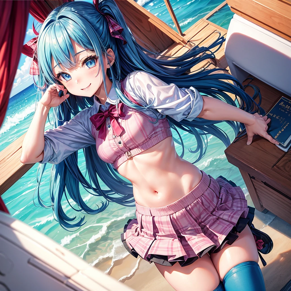 middle School girls,smile,Best Quality,cute水着,bikini,Ocean,Colorful eyes,Several girls are depicted,cardigan,8K,Highest quality,Long Hair,cute,fluffy,Angel,Long Hair,blue eyes,School,classroom,perfection,masterpiece,Have sparkling eyes,tights,Horny girl,Naughty Girls,美しいcute女の子,Horny girl,Beautiful girl,Multi-colored hair,Latest Fashion, girl,