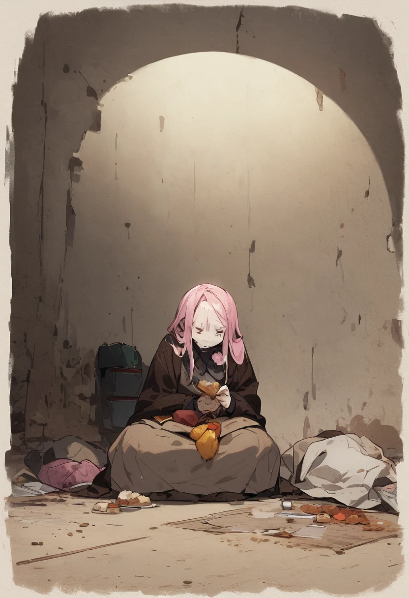 Dirty table、clothes、Both eyes open、No dialogue、Sad、Small room、Dirty、dirty、extreme poverty life、Boro family、、6age、tatami、Sunken cheeks、poor、No money、Girl、Girl、Tattered clothes、Sit down and eat、seiza、No money、Are thin、I'm not feeling well、Expressionless、Small and dirty room、The clothes are also dirty、The face is also dirty、Looks lonely、Tattered room、Twilight、Small room、Dirty property、rent51,000 yen、Dirty、ceiling is low、wooden building、Tenement、modern、Dark atmosphere、Dynamic Angle、masterpiece、best quality、ultra-detail