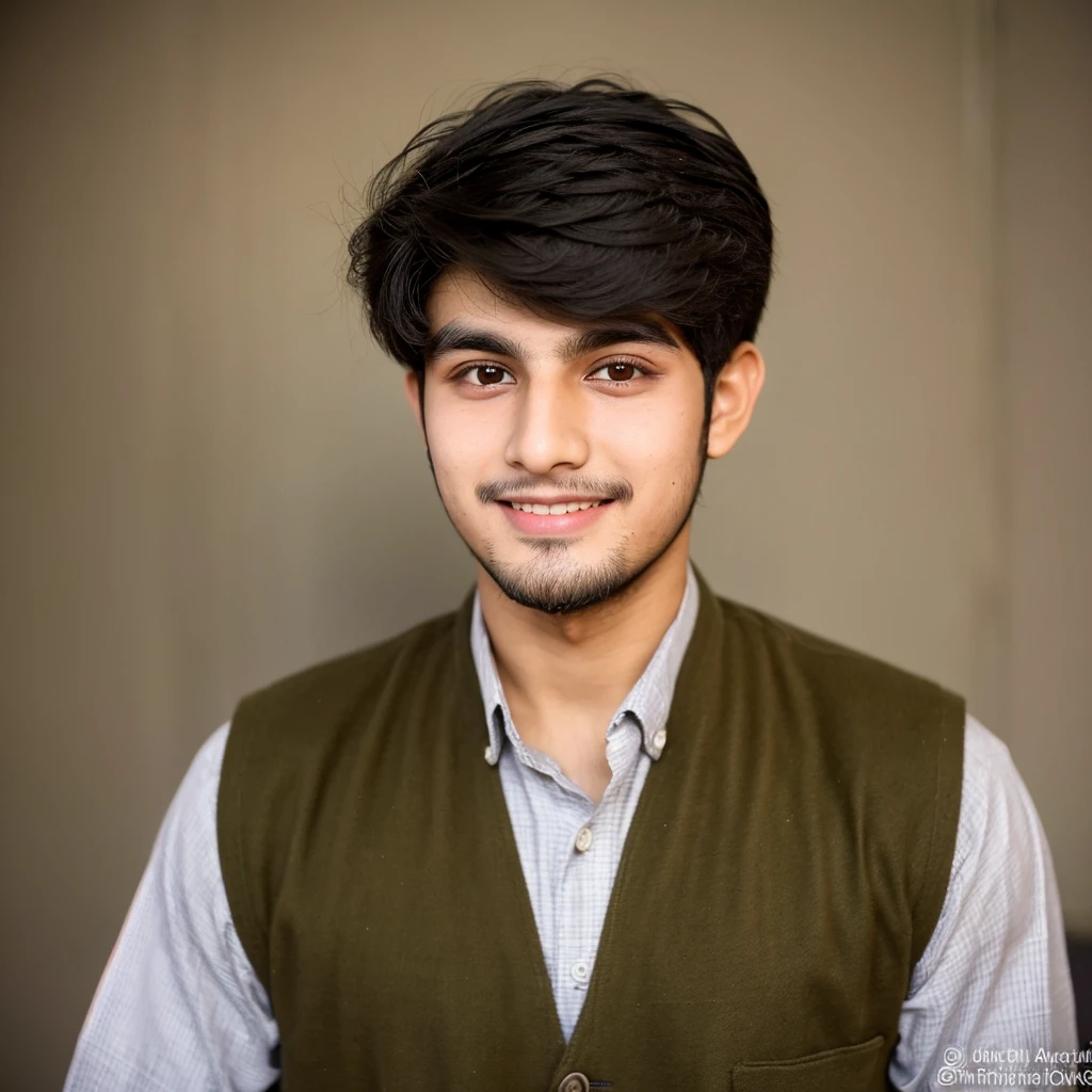 A 28 years old young Pakistani boy, boy have square round face with black brown eyes, he has little beard like some rough growing shave, his lips are wide and thick, he has smile eyes, his hairs are brown, he is pashtoon pakistani, his weight is 70 kg, his height is 172 in Cm and 5 feet 7 inches in feets.