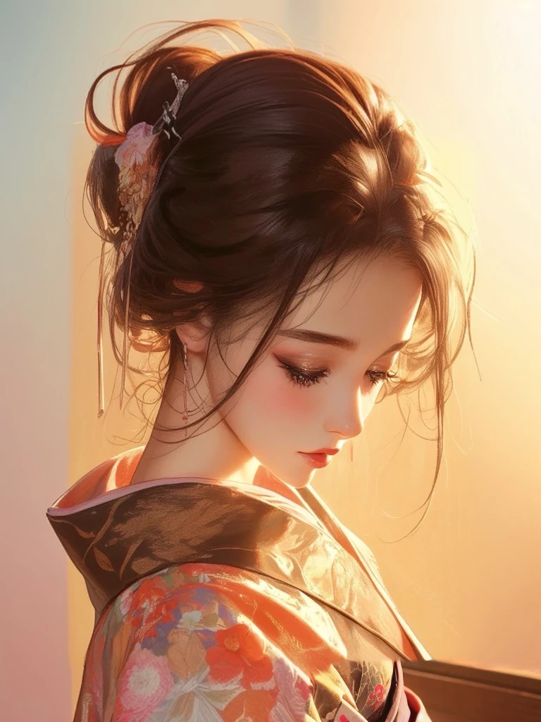 Kimono and background