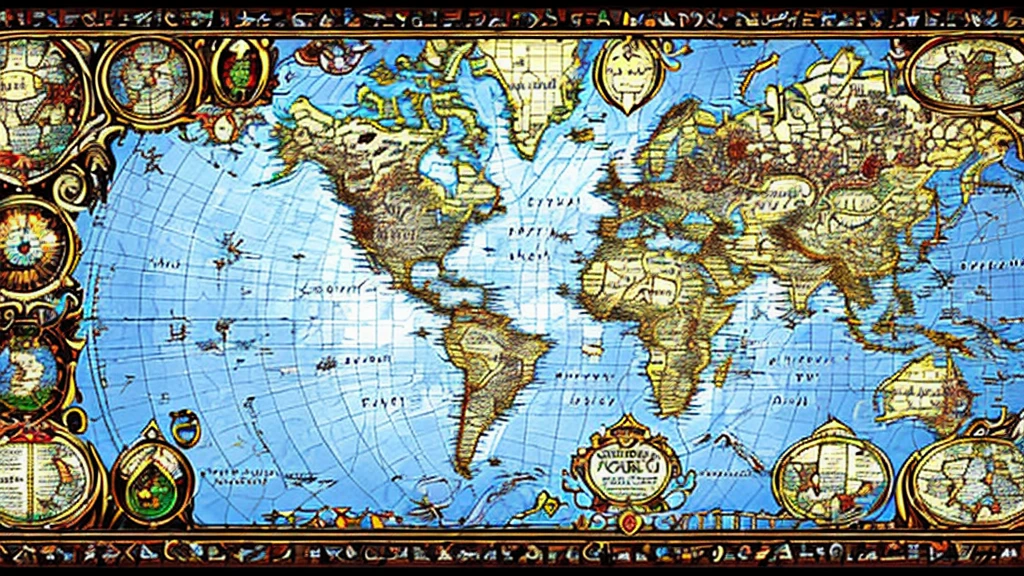 world map,fantasy