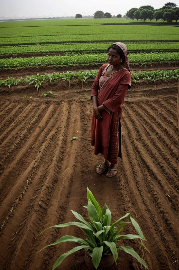 Villagers grow anxious as crops wither.