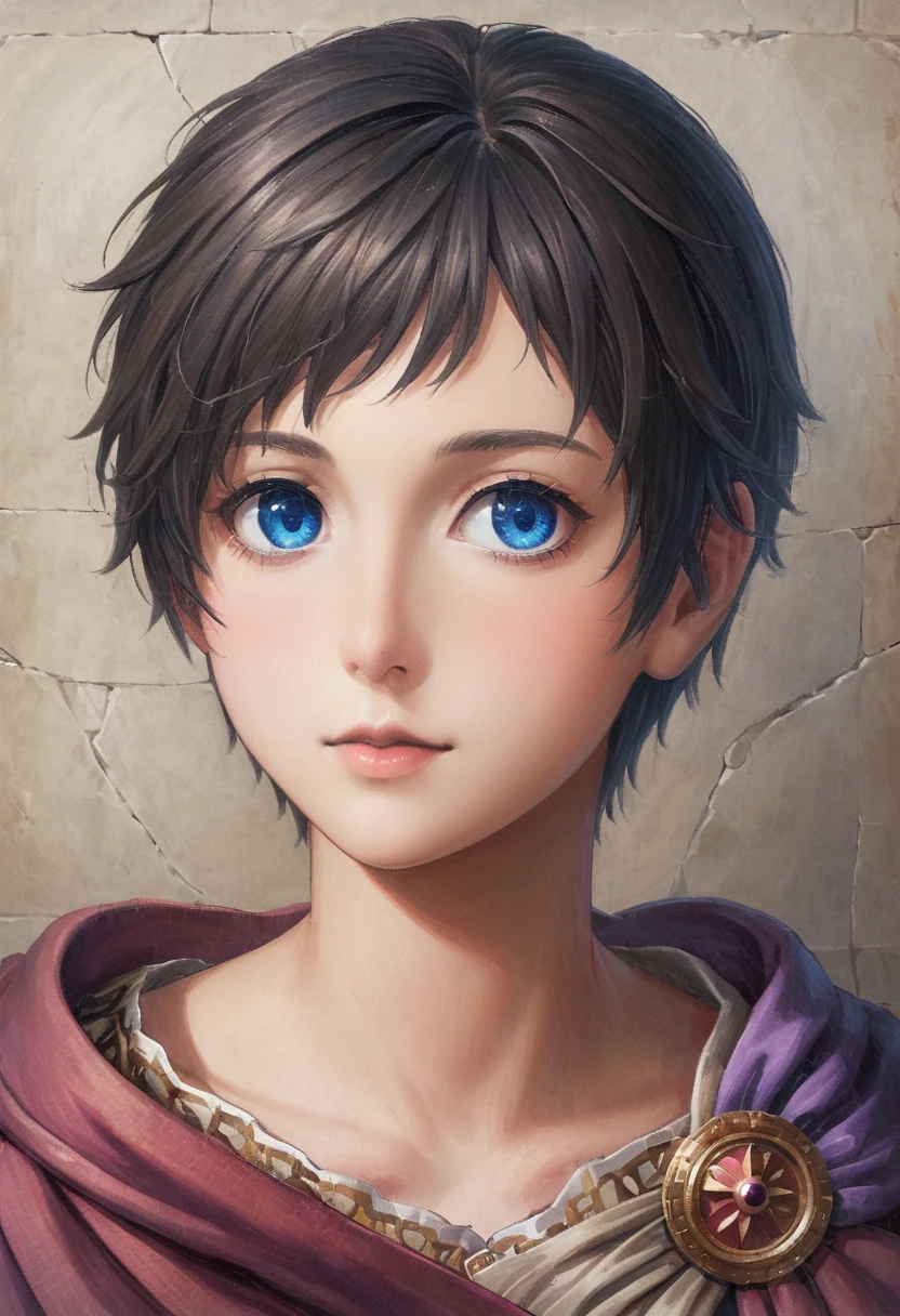 detailed illustration, dynamic angle, ultra-detailed, illustration, clean line art, shading, anime, detailed eyes, detailed face, beautiful face, dramatic lighting, detailed illustration, dynamic angle, ultra-detailed, illustration, masterpiece, masterwork, beautiful, blue eyes, whole body shot
Neko, cat boy, dressed in purple silk robes, gold leaf inlay mosaic, Byzantine mosaic