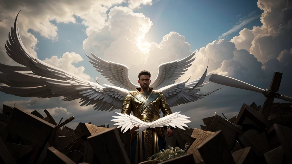 angel, angel masculino divino, naturals, Army of GOD Angel, angel Masculino de GOD, Strong male angel, Army of GOD, Angel Man of GOD, Barba Judaica, Hebrew Angel, GOD'and the sky, GOD'and the sky Céus, realistic man, celestial armor, Beauthfull, Blue Thunder, fire azul, Realistic fire azul, realistic thunder, electrical screws, realistic detailed 8k, Realistic 16K detail, hard, Detailed realistic color, Detailed realistic thunder, fire azul Realistic 8K, Cores photorrealistic 8K, 8K detailed colors, Nitidez photorrealistic 8K, ULTRAHD Photorealism, Divine fire azul, Divine Electric Blue Thunder, Sombras photorrealistics 8K, Textura photorrealistic, naturals, heavens, heavenly, sky night, céu de Beauthfull, the night, majestic, majestic Sky, naturalsmente chic, thunders, Sky thunders, Divine thunder, linda, doradas, starlight, Heavenly Bolts, villany azul, Blue Screws, Rendering, photorrealistic, ultra high definition, 4K, detailed textures, thunder, detailed shadows, detailed colors, naturals linda, Great Divine, detailed contrast, realistic contrast, high resolution, detailed colors, realistic detailed 16K, 8k high definition, detailed contrast, realistic contrast, high resolution, detailed colors, fire, villany, realistic detailed, chic,