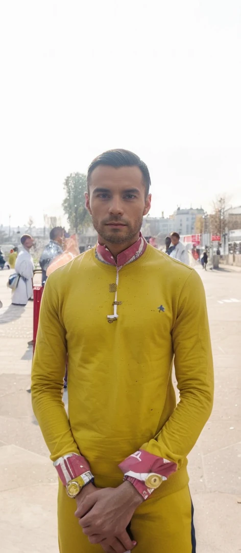 Homme en sweat-shirt blanc , portrait à mi-plan, photo de profil, Portrait photographique, portrait de haute qualité, prise au début des années 2020, photo de profil, french haircut, black har