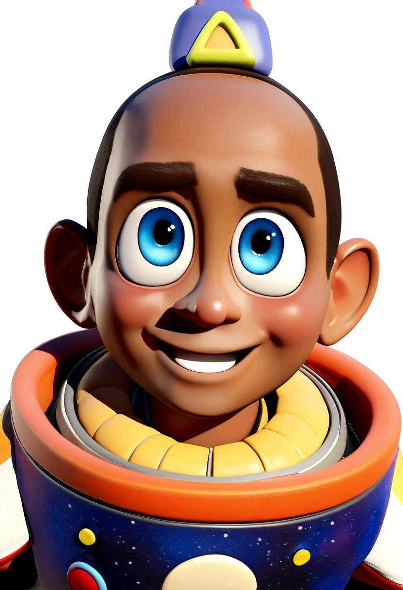 super HD ultra realistic photo, cinematic, incredibly detailed beautiful intricate octane rendering, 3D, 28k, bodybuilder   stormtrooper, bald with six points on his forehead in his ranks, Kuririn style costume from Dragon Balls,in front of the Death Star, holding a dragon ball ,orange and blue Dragon Balls style stormtrooper costume without helmet ,bald dwarf young man clean shaven, friendly look  