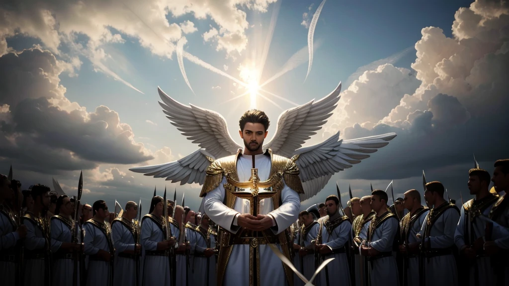 angel, angel masculino divino, naturals, Army of GOD Angel, angel Masculino de GOD, Strong male angel, Army of GOD, Angel Man of GOD, Barba Judaica, Hebrew Angel, GOD&#39;and the sky, GOD&#39;and the sky Céus, realistic man, celestial armor, Beauthfull, Blue Thunder, fire azul, Realistic fire azul, realistic thunder, electrical screws, realistic detailed 8k, Realistic 16K detail, hard, Detailed realistic color, Detailed realistic thunder, fire azul Realistic 8K, Cores photorrealistic 8K, 8K detailed colors, Nitidez photorrealistic 8K, ULTRAHD Photorealism, Divine fire azul, Divine Electric Blue Thunder, Sombras photorrealistics 8K, Textura photorrealistic, naturals, heavens, heavenly, sky night, céu de Beauthfull, the night, majestic, majestic Sky, naturalsmente chic, thunders, Sky thunders, Divine thunder, linda, doradas, starlight, Heavenly Bolts, villany azul, Blue Screws, Rendering, photorrealistic, ultra high definition, 4K, detailed textures, thunder, detailed shadows, detailed colors, naturals linda, Great Divine, detailed contrast, realistic contrast, high resolution, detailed colors, realistic detailed 16K, 8k high definition, detailed contrast, realistic contrast, high resolution, detailed colors, fire, villany, realistic detailed, chic, 