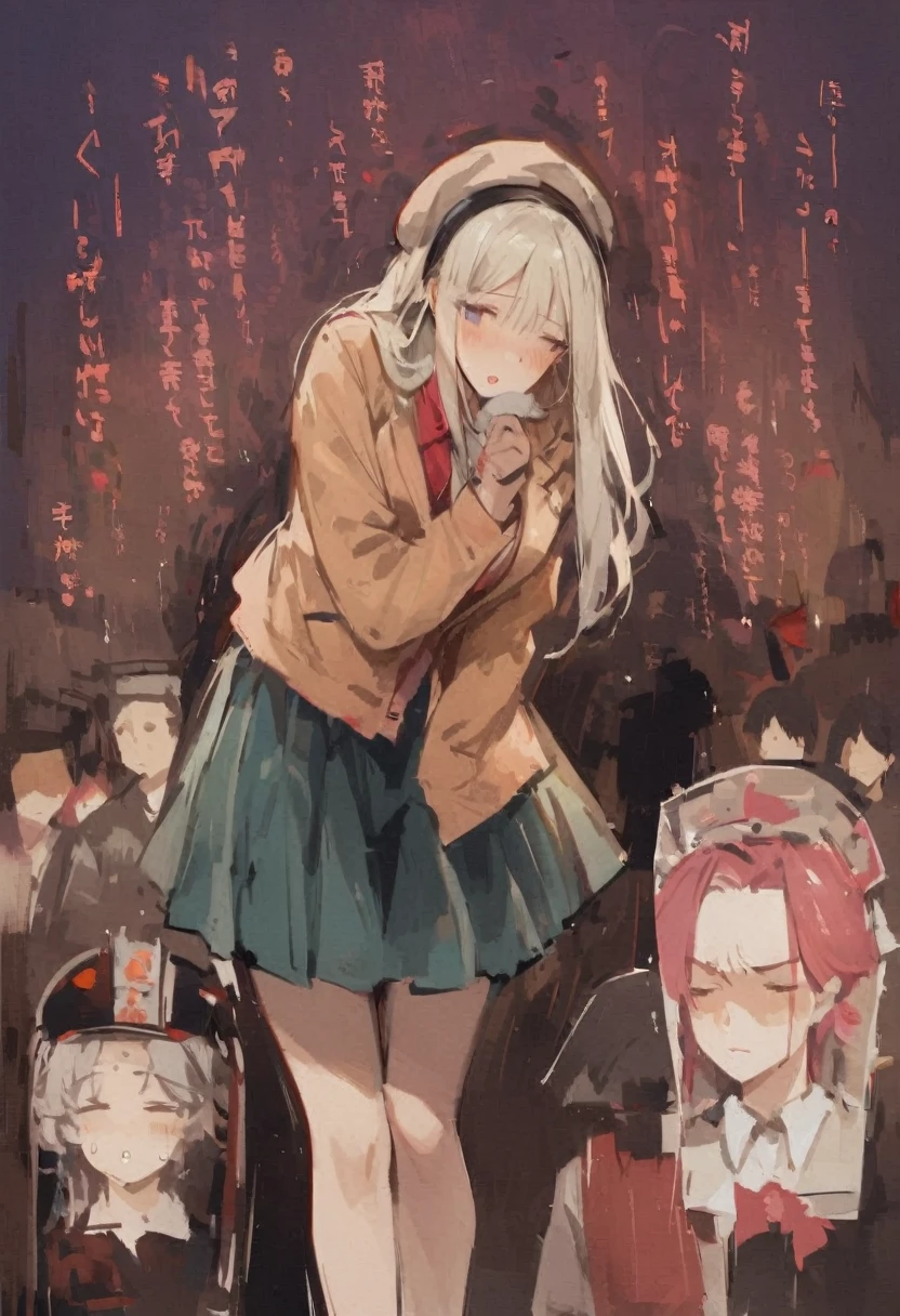 Manual labor、girl、I'm doing my best、night shift、high school student、fatigue、Stupid guests、Looks busy、There are many customers、hat、Byte in Byte、Looks painful、Low salary、claim、I don't like it、Sweat、I am going to cry