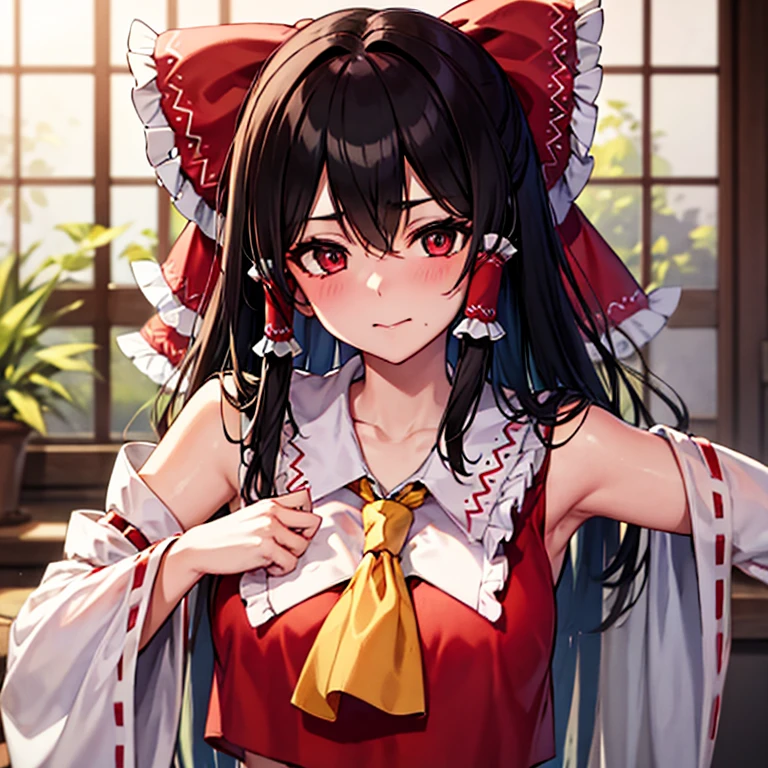 Reimu getting changed