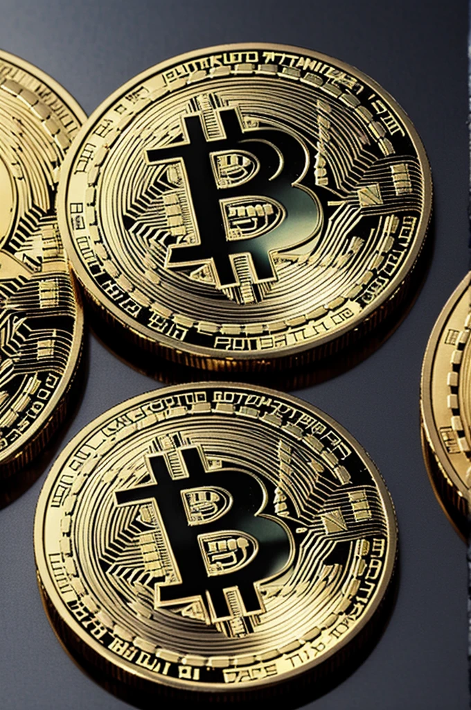 Make logo with bitcoin written crypto titans