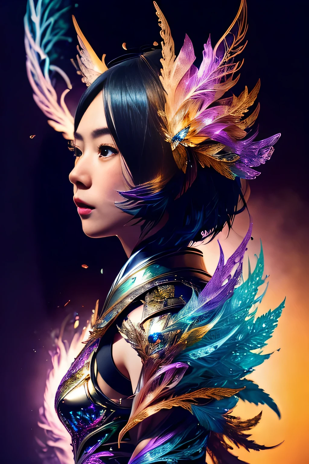 32KNSFW（tmasterpiece，k hd，hyper HD，NSFW）Flowing short hair，Backroom pond，zydink， a color，  Asian people （A unicorn）， （Silk scarf）， Combat posture， looking at viewert， Shiny black floating hair， Hanfu， Chinese clothes， longer sleeves， （abstract ink splash：1.2）， Afternoon background，Horse unicorn beast（realisticlying：1.4），Fallen leaves flutter，The background is pure， A high resolution， Detai National Natural Science Foundation， RAW photogr NSFW， Sharp Re， Nikon D850 Film Stock Photo by Jefferies Lee 4 Kodak Portra 400 Camera F1.6 shots, Rich colors, ultra-realistic vivid textures, Dramatic lighting, Unreal Engine Art Station Trend, cinestir 800，NSFW