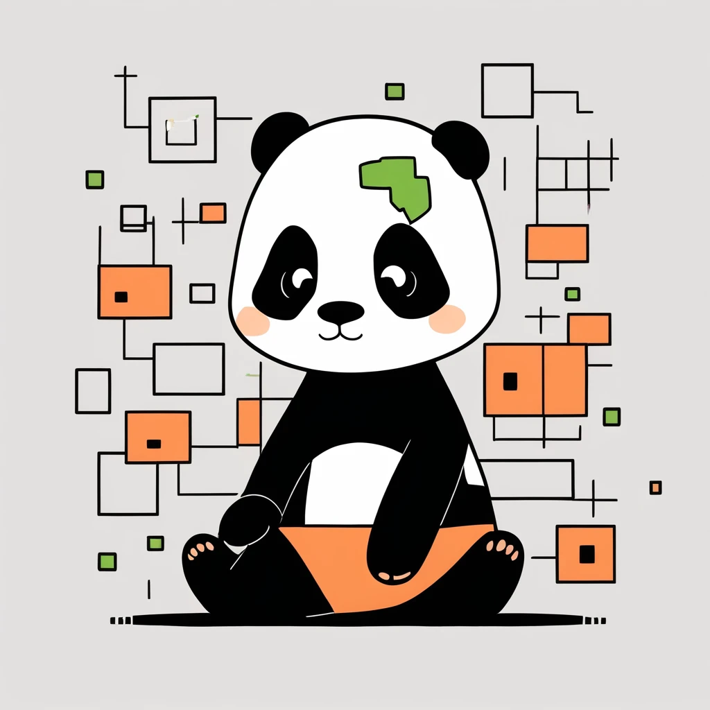 cute little panda
