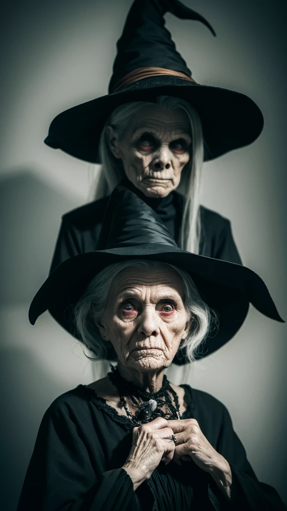 grandmother ugly witch Creepy suspicious Dark atmosphere