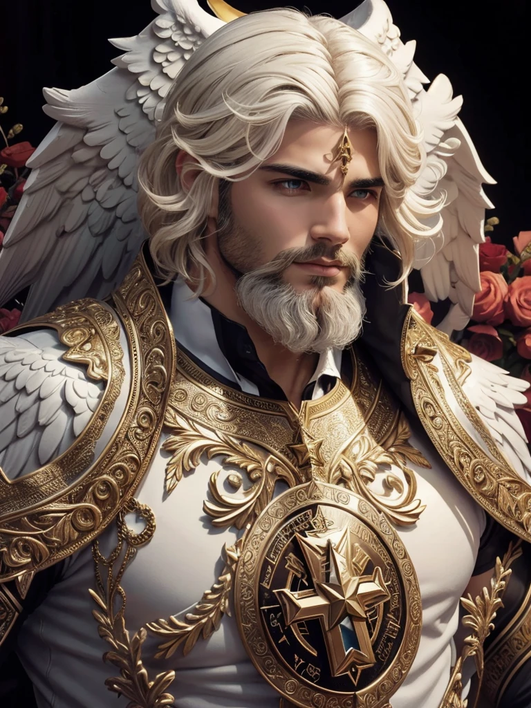 angel, angel masculino divino, naturals, Army of GOD Angel, angel Masculino de GOD, Strong male angel, Army of GOD, Angel Man of GOD, Barba Judaica, Hebrew Angel, GOD&#39;and the sky, GOD&#39;and the sky Céus, realistic man, celestial armor, Beauthfull, Blue Thunder, fire azul, Realistic fire azul, realistic thunder, electrical screws, realistic detailed 8k, Realistic 16K detail, hard, Detailed realistic color, Detailed realistic thunder, fire azul Realistic 8K, Cores photorrealistic 8K, 8K detailed colors, Nitidez photorrealistic 8K, ULTRAHD Photorealism, Divine fire azul, Divine Electric Blue Thunder, Sombras photorrealistics 8K, Textura photorrealistic, naturals, heavens, heavenly, sky night, céu de Beauthfull, the night, majestic, majestic Sky, naturalsmente chic, thunders, Sky thunders, Divine thunder, linda, doradas, starlight, Heavenly Bolts, villany azul, Blue Screws, Rendering, photorrealistic, ultra high definition, 4K, detailed textures, thunder, detailed shadows, detailed colors, naturals linda, Great Divine, detailed contrast, realistic contrast, high resolution, detailed colors, realistic detailed 16K, 8k high definition, detailed contrast, realistic contrast, high resolution, detailed colors, fire, villany, realistic detailed, long clothes, Tunica, Long Robes, decency, chunky, Celeste Clothing, Long shirt, closed shirt, chic, 