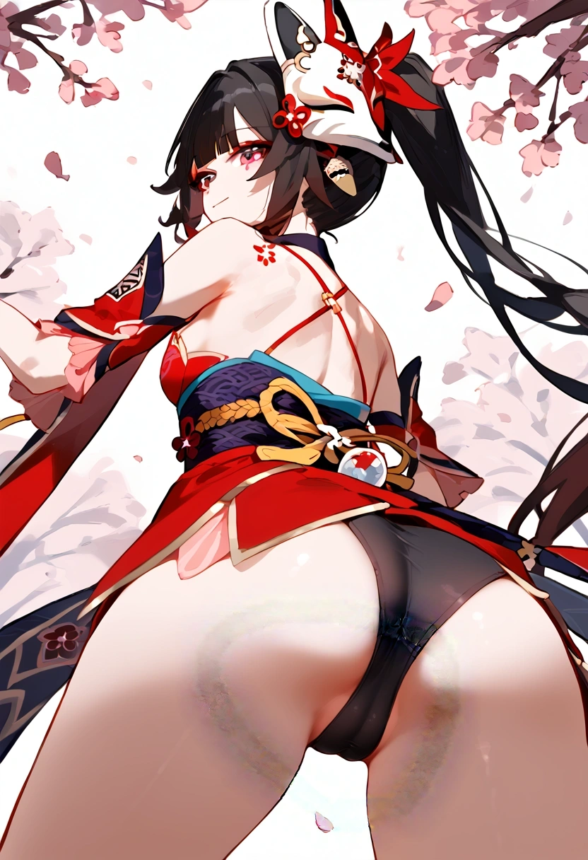 Not wearing pants