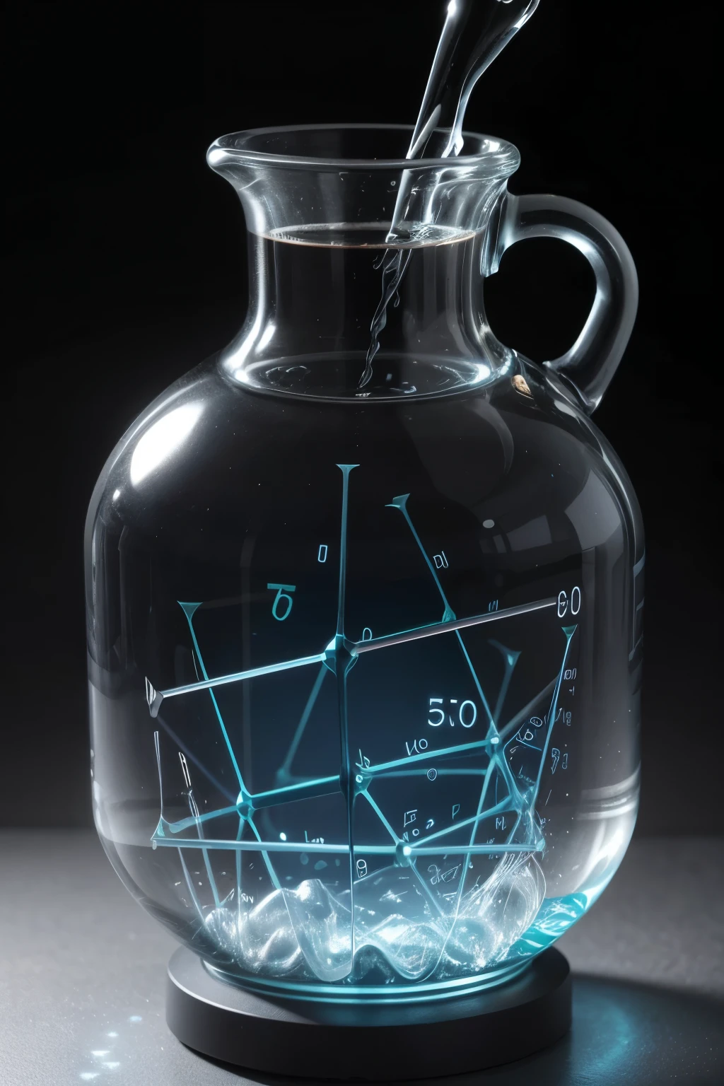 Generate an image for PC desktop , that combines chemistry physics and mathematics