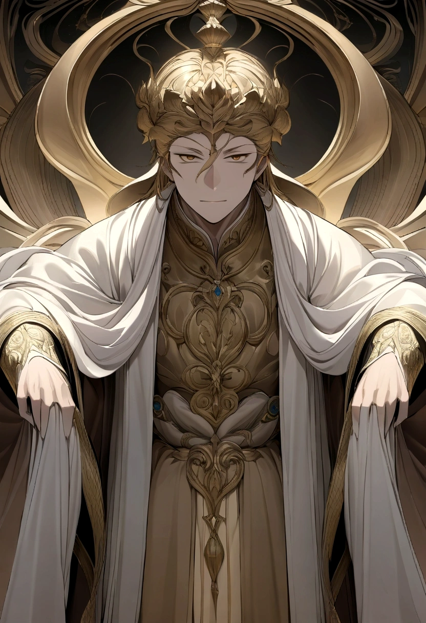 Physical depiction:He is described as wearing a flowing white and golden robe.,May have moiré or ornate gold edges,Symbolizes his nobility and mystery。
Immortal and compelling:Emphasize the aura that emanates from him,As if merging with the heaven and earth,Gives a sense of otherworldliness。
Immortal temperament:表现他的Immortal temperamen not just appearances,It also includes the detachment and insight revealed in his manners, speech and eyes.。
Cultivation to a high level:It implies that he has profound cultivation,May have reached or approached the realm of immortals,Possessing extraordinary abilities and wisdom。
Cultivation process:可以考虑添加一些关于他Cultivation process或者他在修仙界的地位和角色的描述,Make it more full and attractive。He is a man